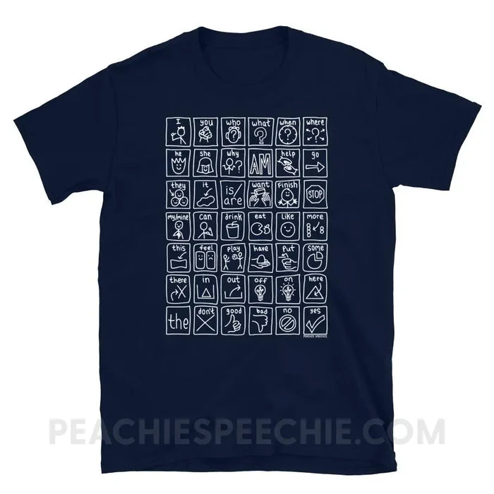 Core Board Classic Tee - Navy / S - T-Shirts & Tops peachiespeechie.com