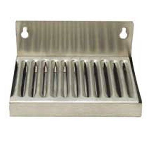 Keg And Draft Supplies - Drip Tray, Wall Mounted, 4" Long, Stainless Steel
