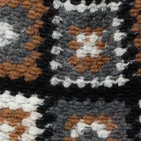 Engineered Garments Beanie - White/Black Wool Poly Chenille