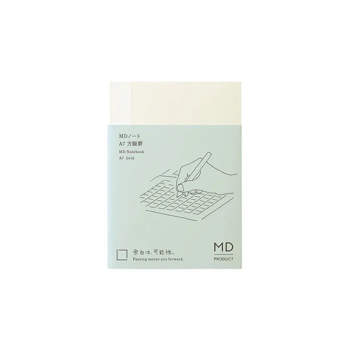 Midori MD Notebook - A7 - Grid