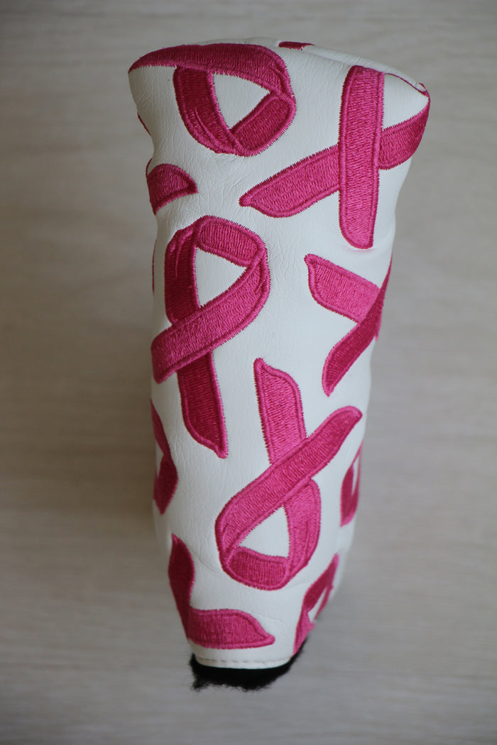 The Cameron Collector Pink Ribbon White