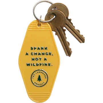 The Landmark Project Prevent Wildfires Keychain