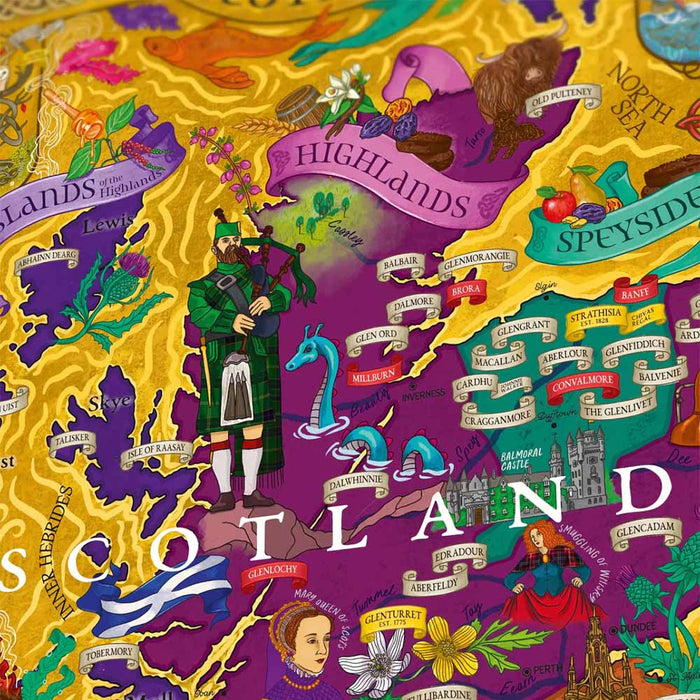1000 Piece Puzzle - Scotland - Scotland - Onshore Cellars