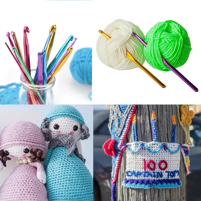 10pcs Crochet Hooks Resin Molds