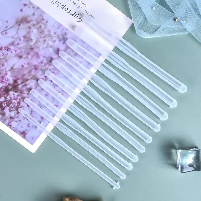 10pcs Crochet Hooks Resin Molds