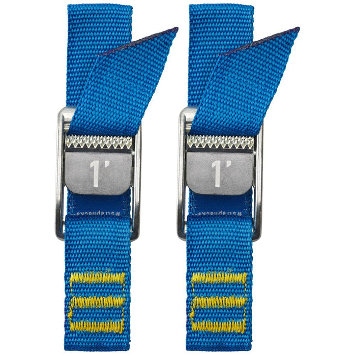2 Pack 1" NRS Strap in blue with heavy-duty buckle for securing gear at Freestone Fly Shop