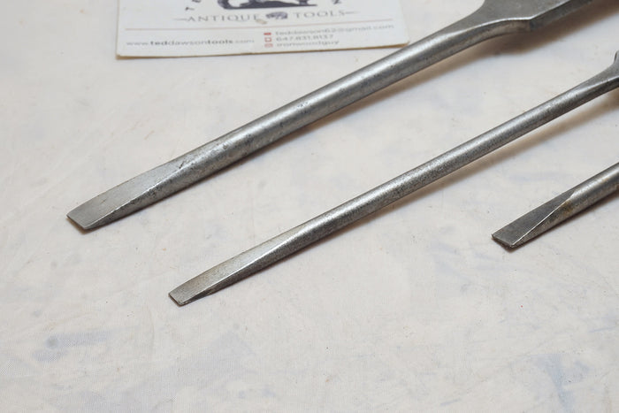 3 GOOD SORBY CABINETMAKERS SCREWDRIVERS
