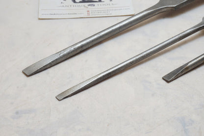 3 GOOD SORBY CABINETMAKERS SCREWDRIVERS