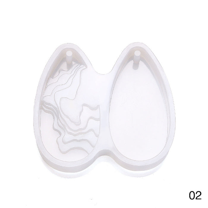 3 Pcs Island Shape Necklace Resin Mold