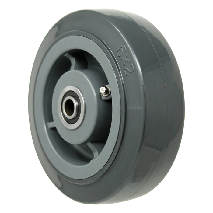 6" x 2" Polymadic Wheel - Durable Superior Casters - product view 1