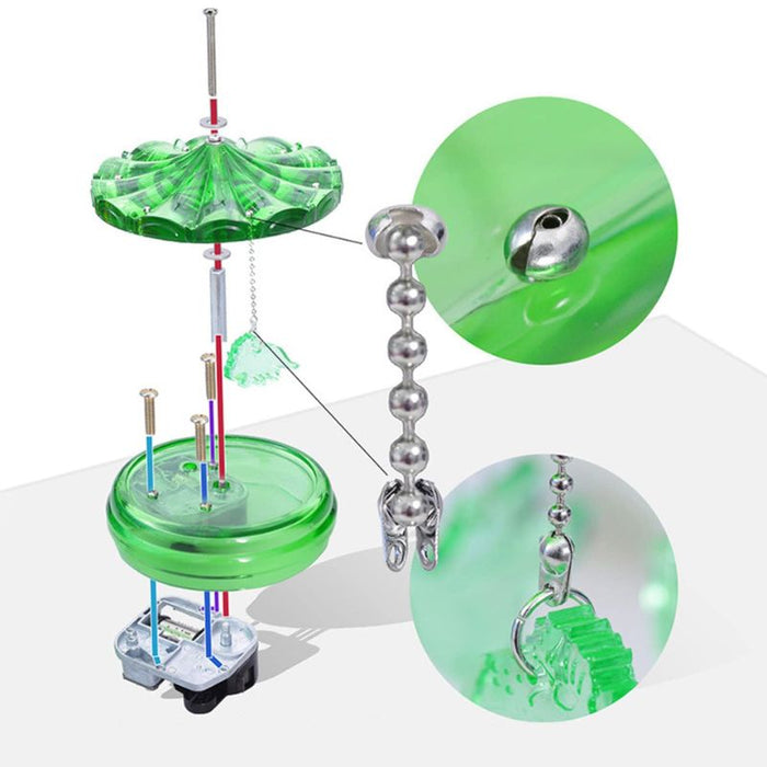 64pcs Rotatable Carousel Music Box Resin Mold Kits
