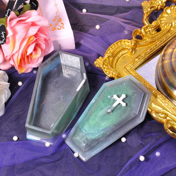 9PCS Coffin Resin Molds