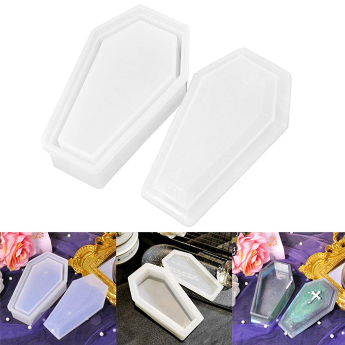 9PCS Coffin Resin Molds