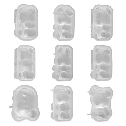9pcs Cute Animal Resin Molds