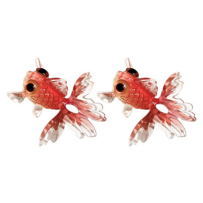 A Lucky Bag Mold with Two Goldfish Accessories Set