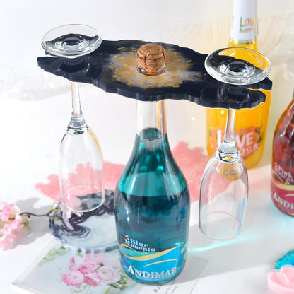 A Set Of Wine Rack Coaster Resin Mold - IntoResin