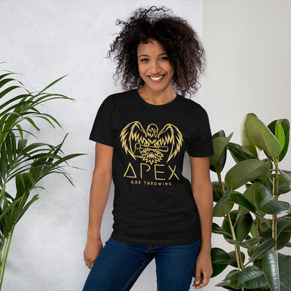 Apex Axe Throwing Gold Logo Shirt