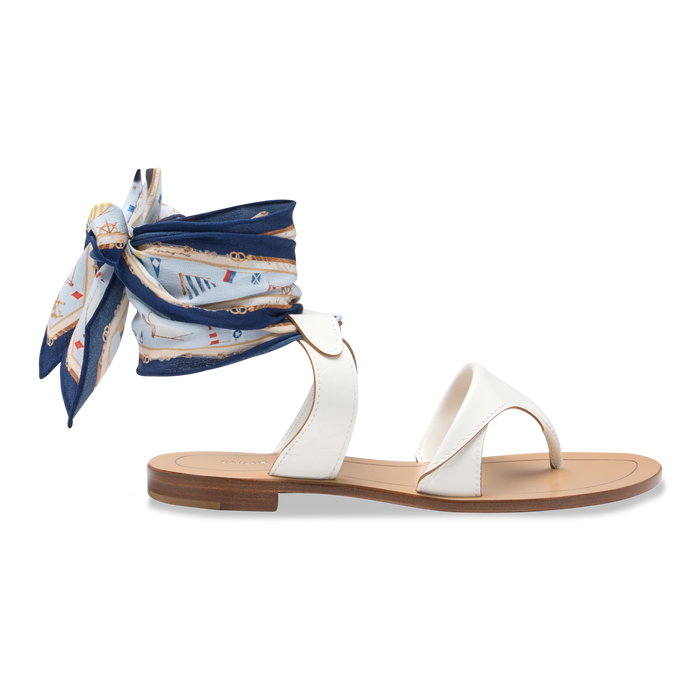 Beetle Cat Grear Ties in Blue Nautical Silk