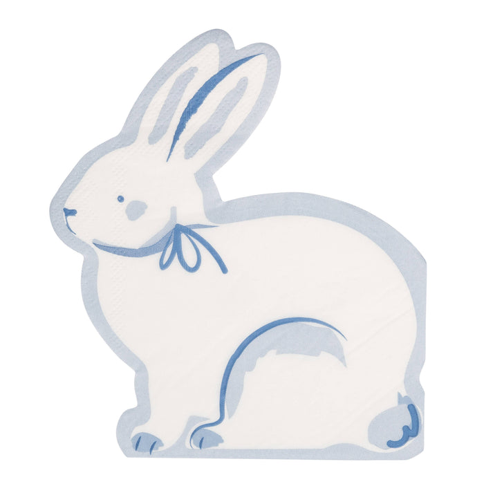BLU1238 - Bunny Shaped Dinner Napkin