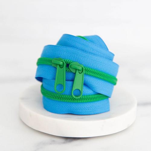 Blue Zippers