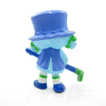 Blueberry Muffin with her Hoe vintage Strawberry Shortcake miniature figurine