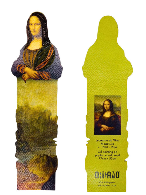 BOOKMARK MONA LISA QUILLING ORIGAMO