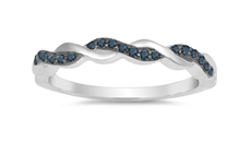 Braided CZ Ring