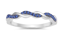 Braided CZ Ring