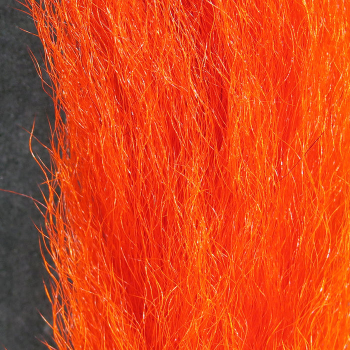 Calf Tail fibers in bright orange for crafting hair wing and bonefish flies at Freestone Fly Shop fly tying supplies