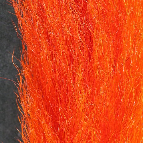 Calf Tail fibers in bright orange for crafting hair wing and bonefish flies at Freestone Fly Shop fly tying supplies