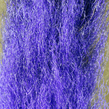 Calf Tail fibers in vibrant purple shade for crafting hair wing and bonefish flies at Freestone Fly Shop fly tying supplies
