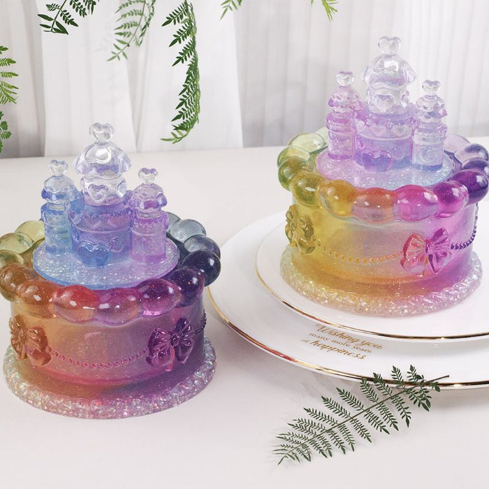 Castle Cake Storage Box Resin Mold
