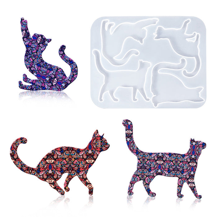 Cat Brooch Silicone Mold