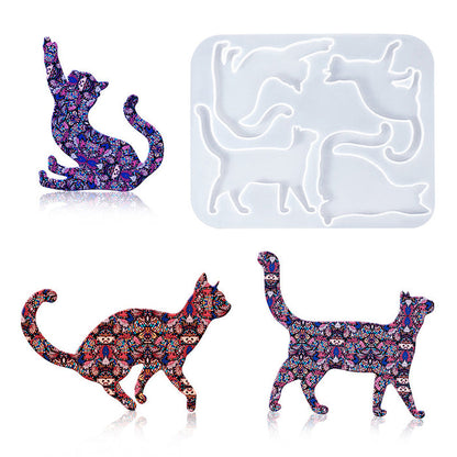Cat Brooch Silicone Mold