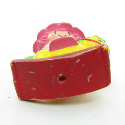 Cherry Cuddler on a Rocking Horse Strawberry Shortcake miniature figurine