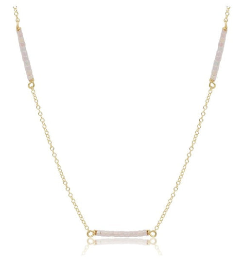 Choker Simplicity Chain -Hope Bliss Silky White