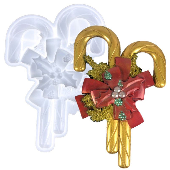 Christmas Bells Santa Sock Crutches Candy Decorations Resin Molds