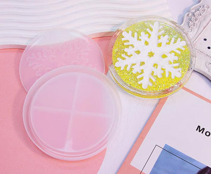 Christmas Shaker Coasters Resin Molds