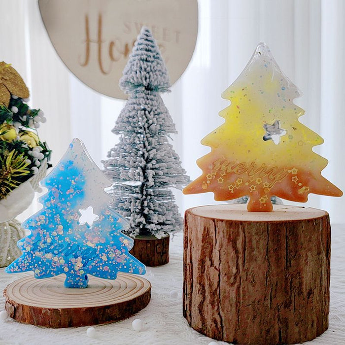 Christmas Tree Hanging Resin Mold
