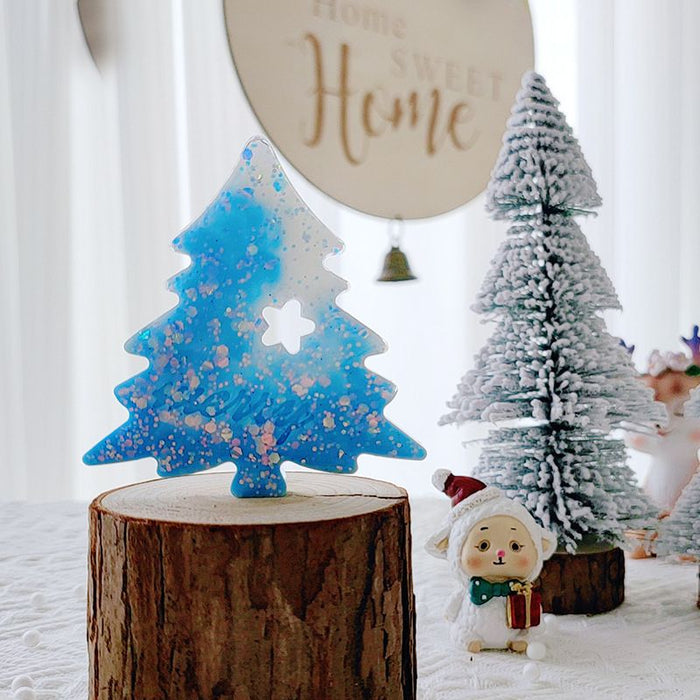 Christmas Tree Hanging Resin Mold