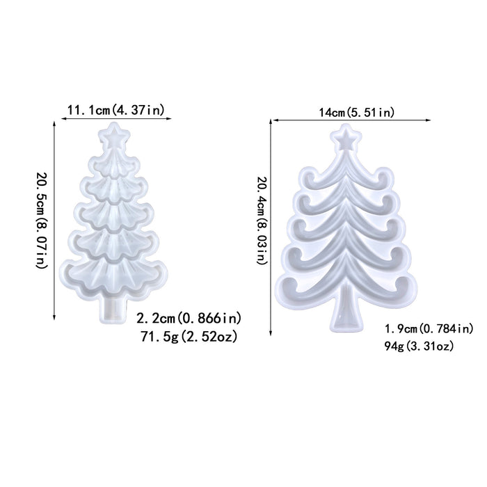 Christmas Tree Ornament Resin Molds