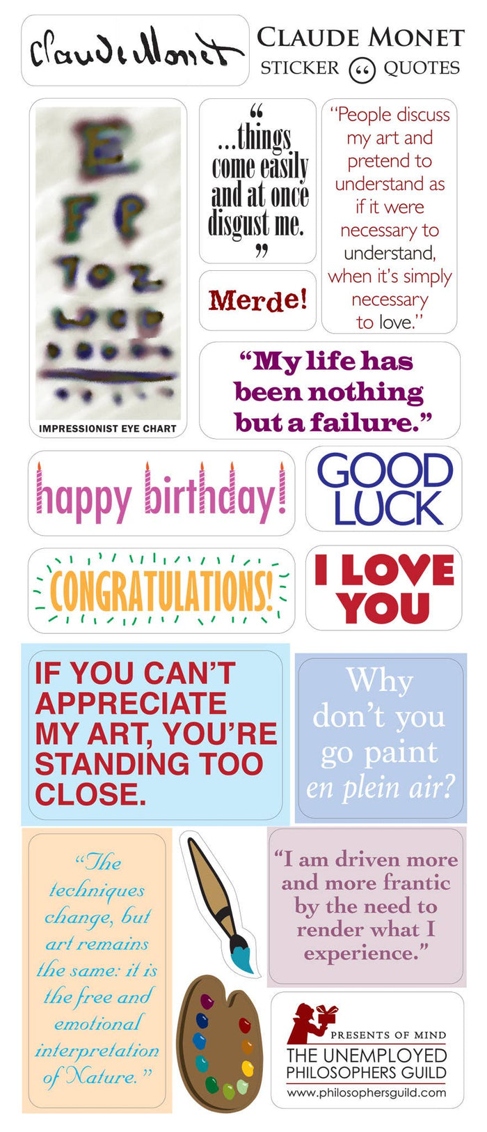 Claude Monet Card