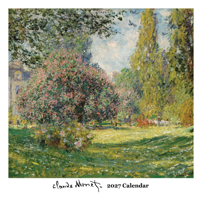 Claude Monet Wall Calendar 2027