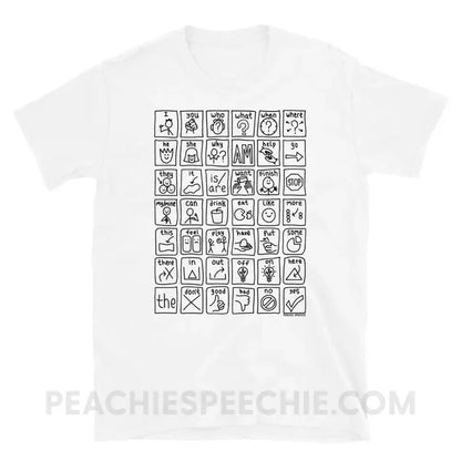 Core Board Classic Tee - White / S - T-Shirts & Tops peachiespeechie.com