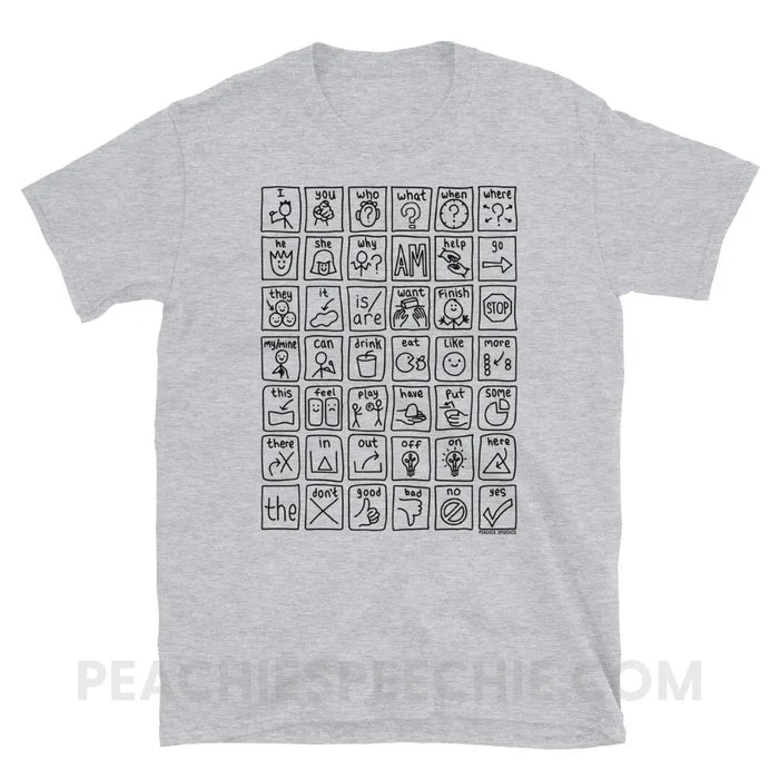 Core Board Classic Tee - Sport Grey / S - T-Shirts & Tops peachiespeechie.com