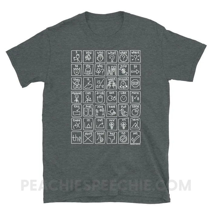 Core Board Classic Tee - Dark Heather / S - T-Shirts & Tops peachiespeechie.com
