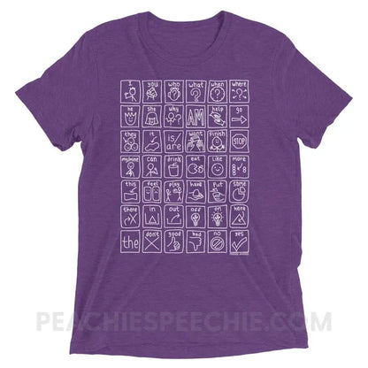 Purple Triblend / XS