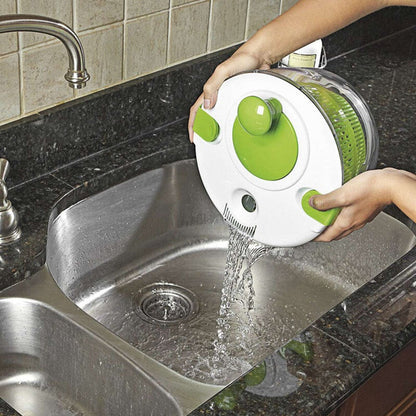 Cuisinart Salad Spinner, Green and White