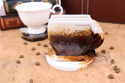 Cup Shape Coaster Coffee Coaster Set Resin Molds