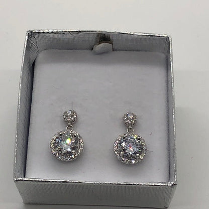 CZ Dangle Earrings